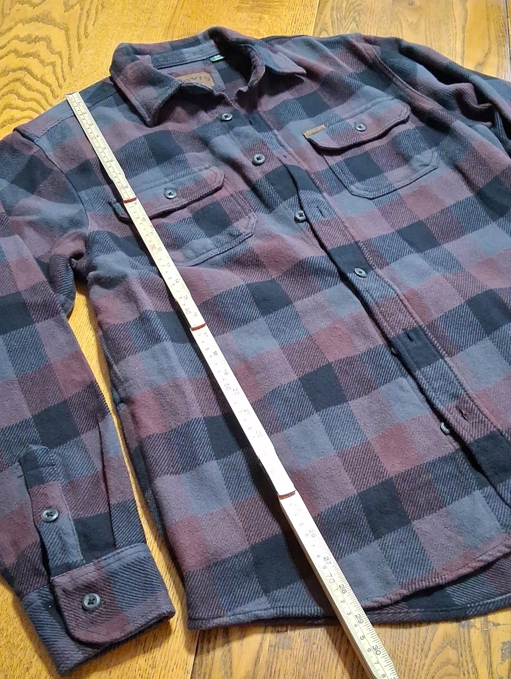ORVIS Mens FLANNEL SHIRT MEDIUM Plaid Preowned Used